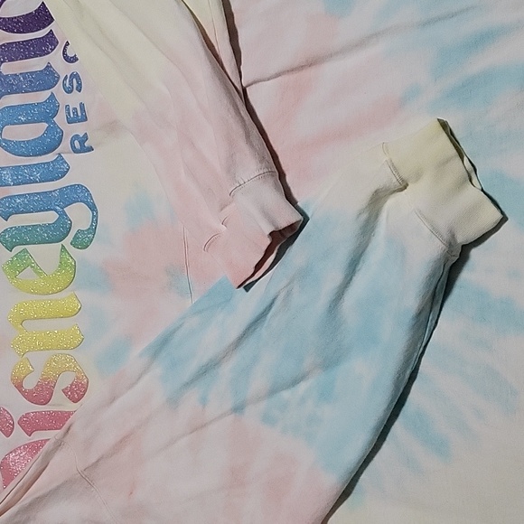Disney Parks Disneyland Pastel Tie Dye Spirit Jersey with Glittered Letters XL - Picture 9 of 15